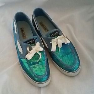 SPERRY Womens sequin top-sider